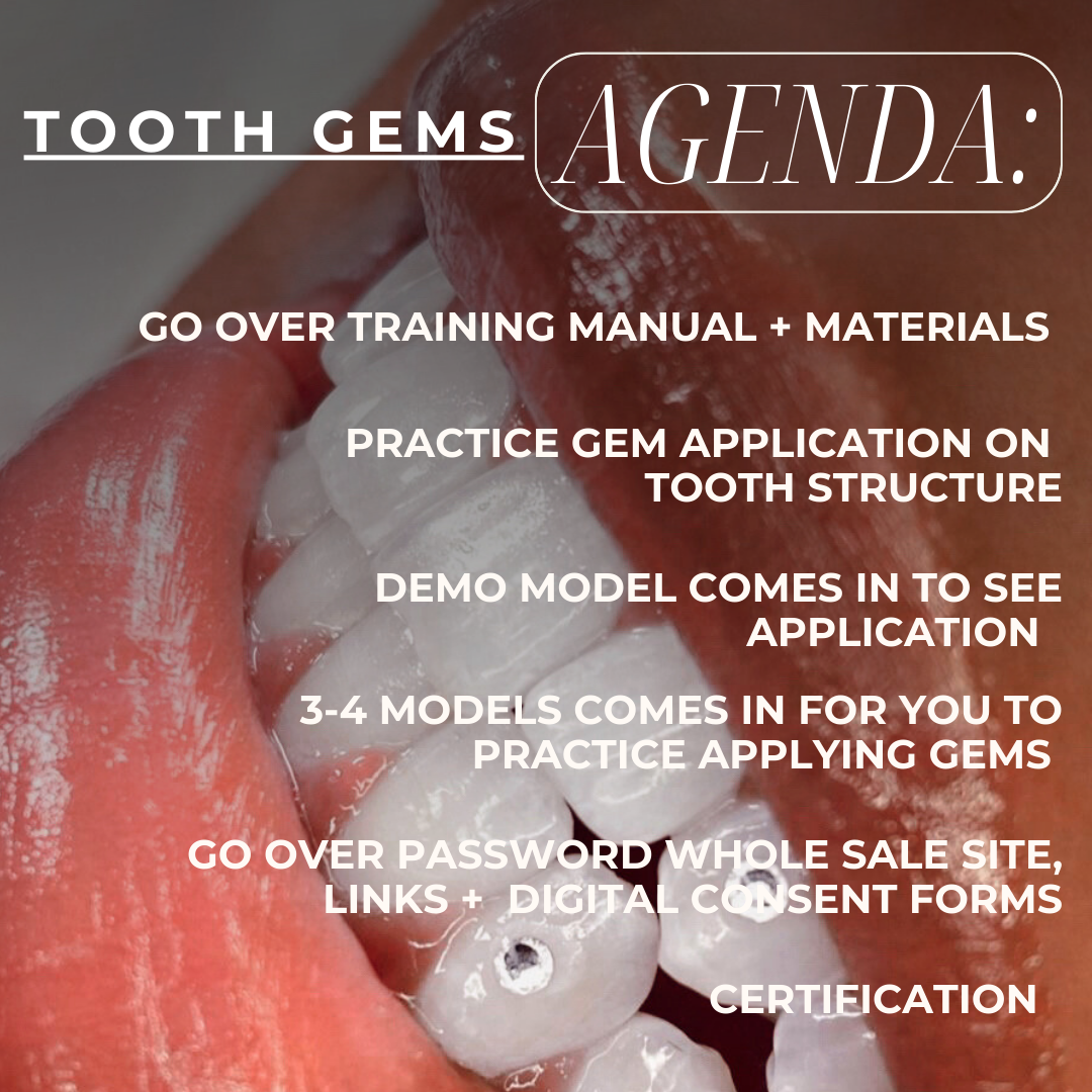 Tooth Gem Training - IN-PERSON OR ONLINE