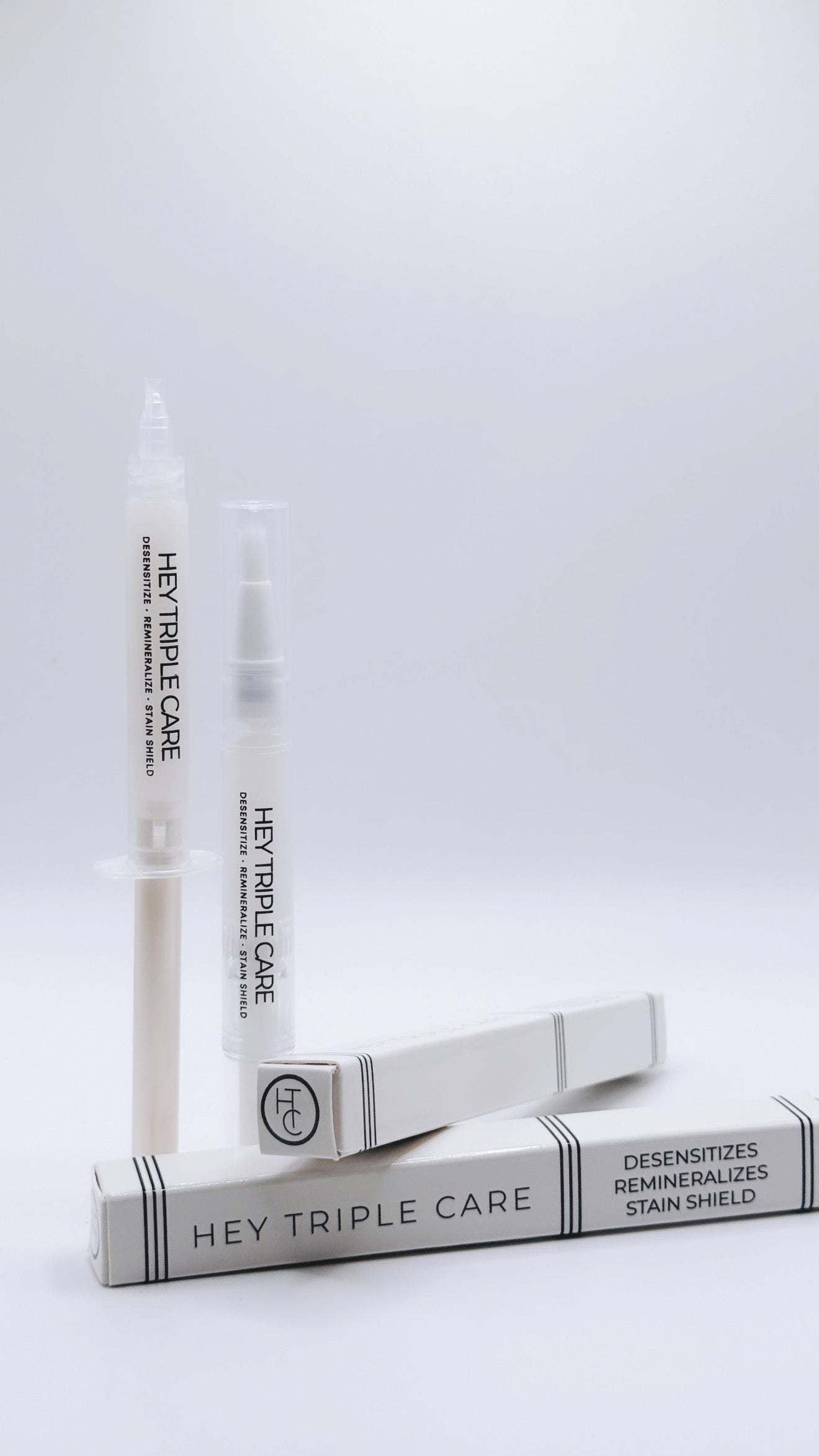 *Wholesale* Hey Triple Care: DESENSITIZE • REMINERALIZE • STAIN SHIELD(Pen-2ML & Syringe-3ML) (1)