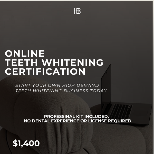 Online Professional Teeth Whitening Certification + Starter Kit