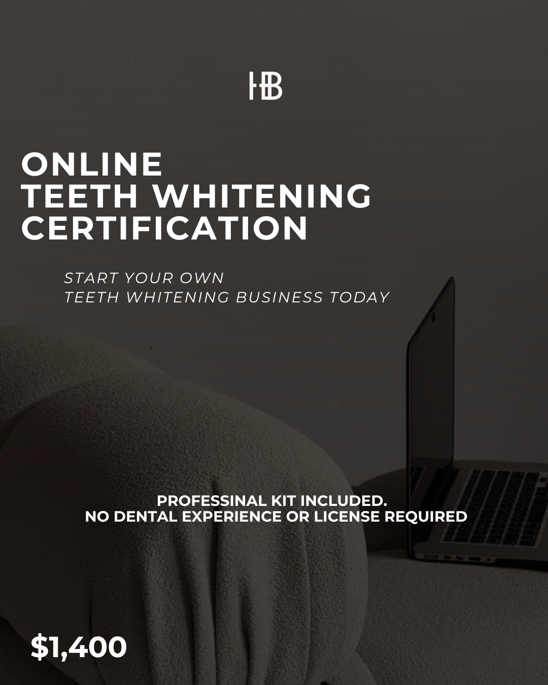 Online Professional Teeth Whitening Certification + Starter Kit