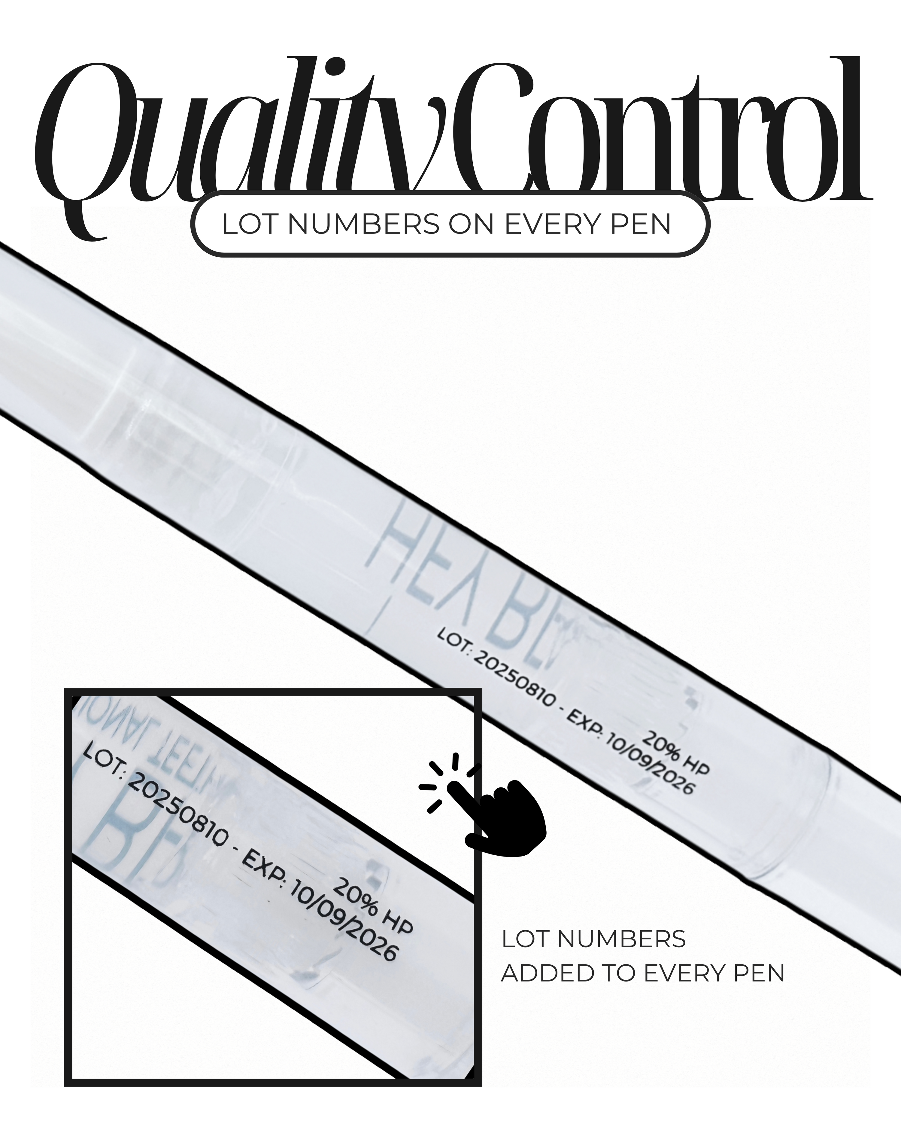 For Professionals Only* Hey Bright™   Teeth Whitening Gel Brush Pen Size 2ML (1 Pen)