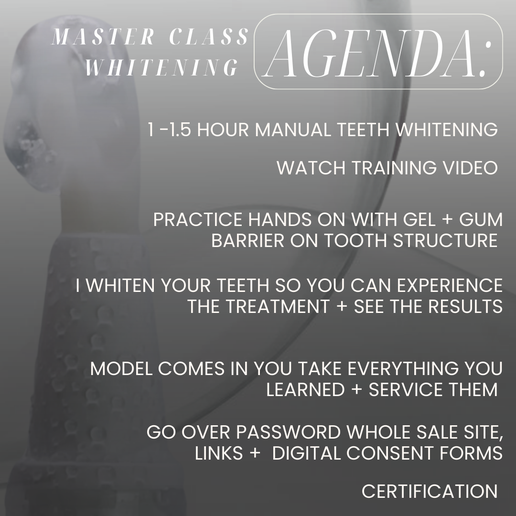 Hey Bright Master Class +Certification in Professional Teeth Whitening + Tooth Gems