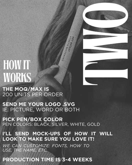 Private Labeling Retail Product - On The Go Pens