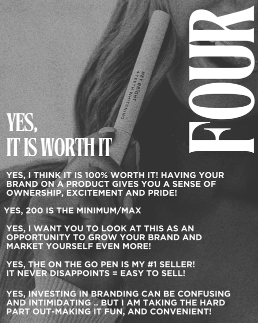 Private Labeling Retail Product - On The Go Pens