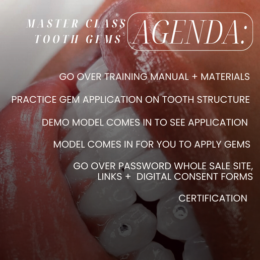 Hey Bright Master Class +Certification in Professional Teeth Whitening + Tooth Gems